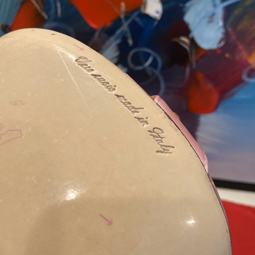 Pink D&G flower sandal