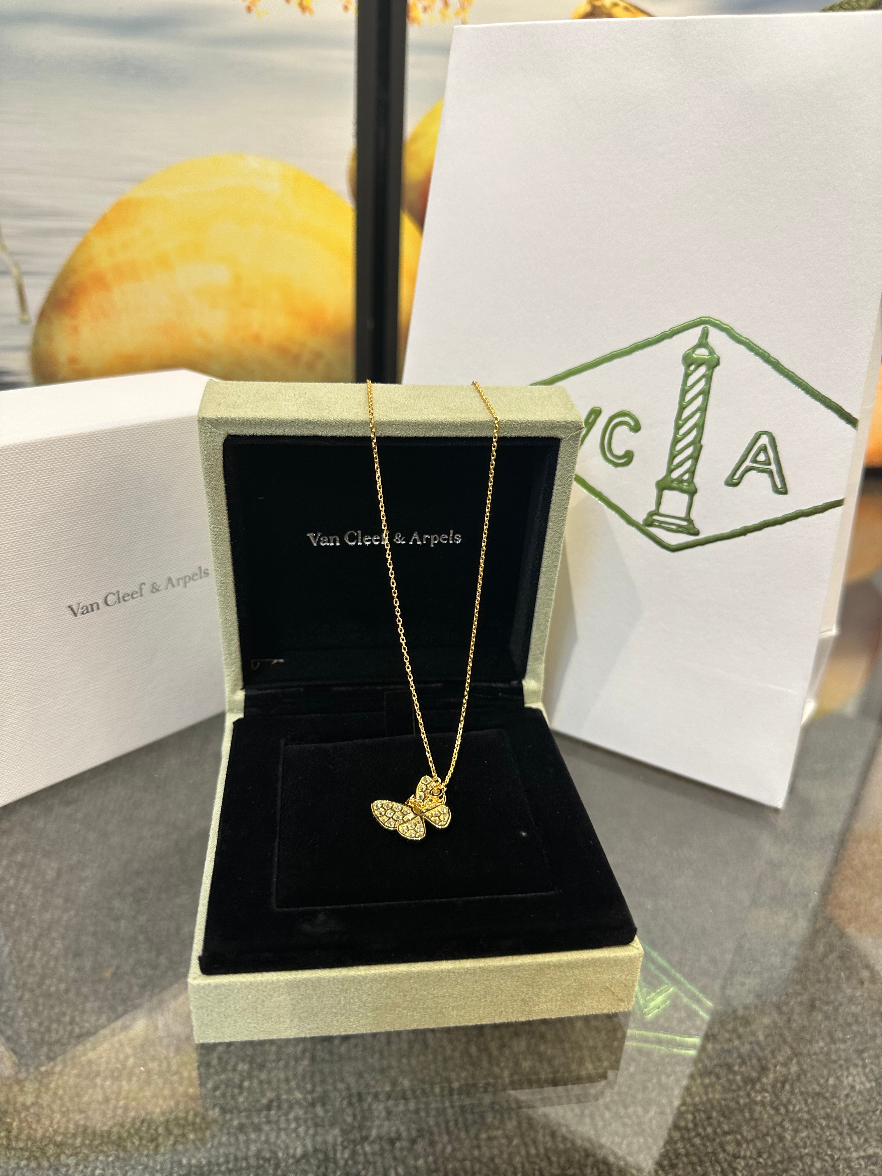 Van Cleef Butterfly necklace