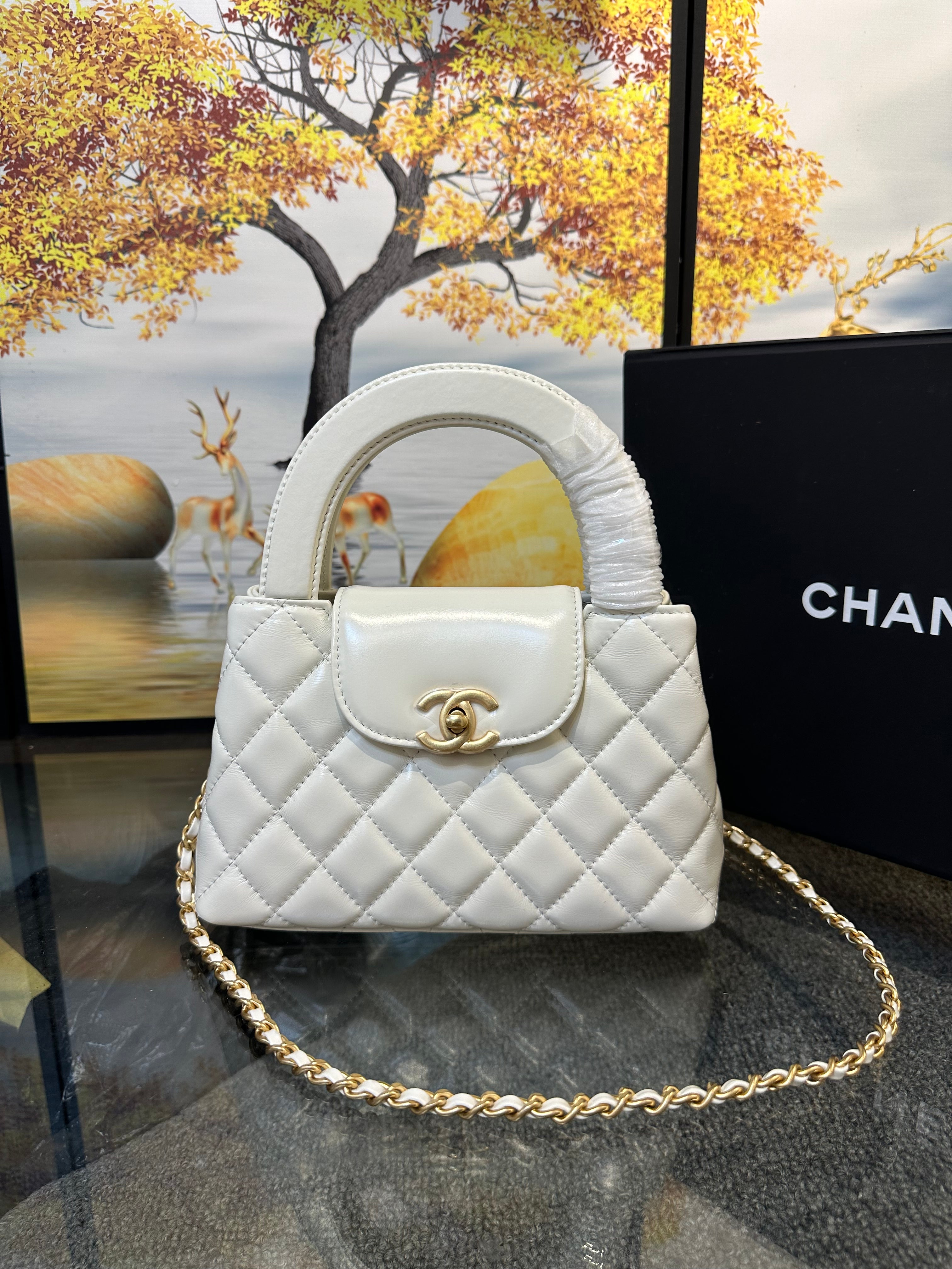 CHANEL Kelly Small Lambskin GHW
