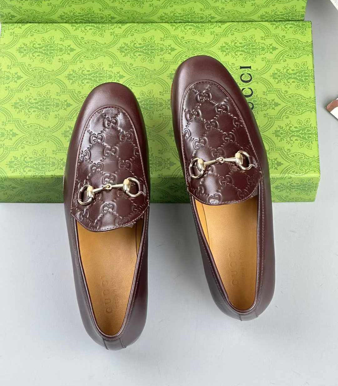 Gucci Jordy Monogram Bit Loafer
