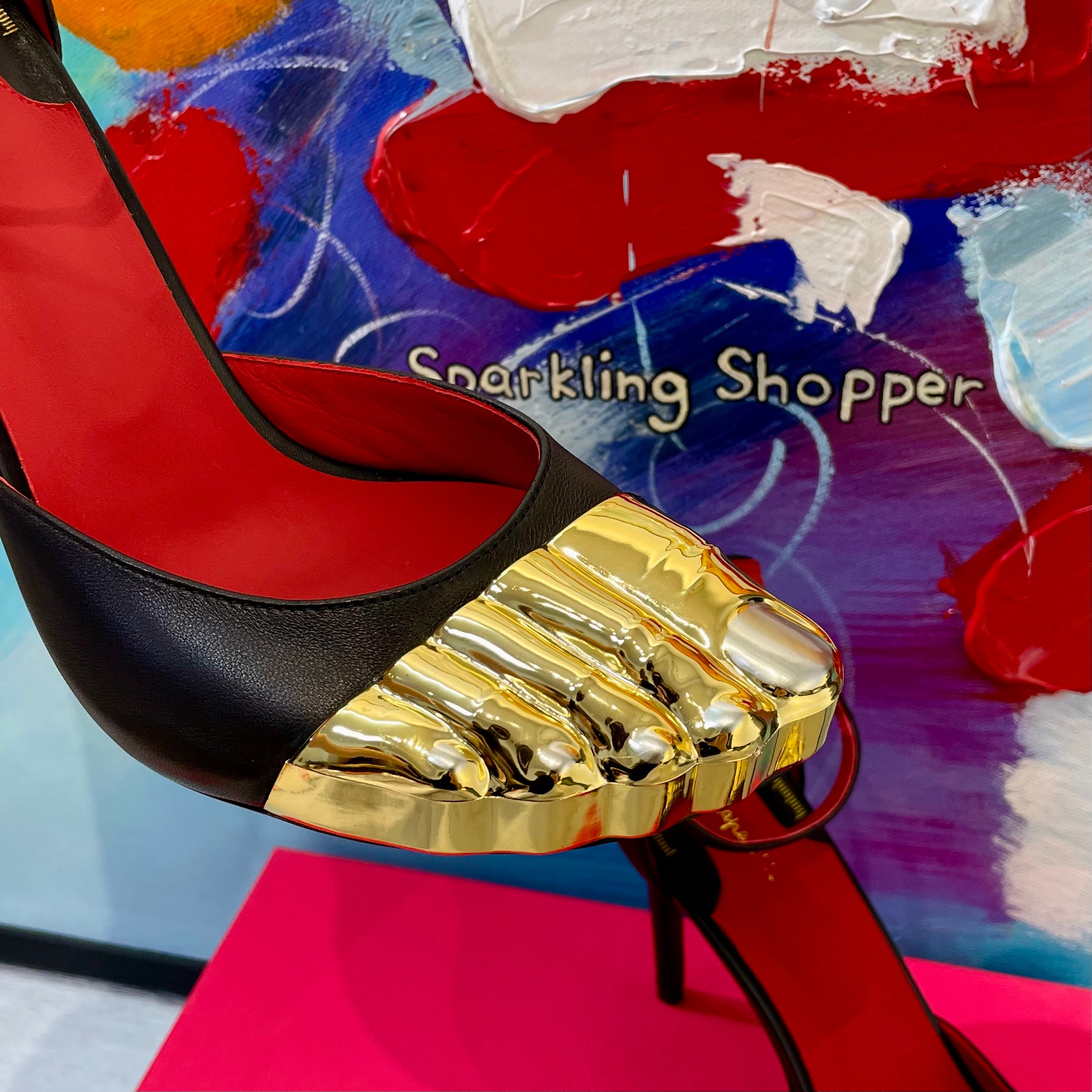 SCHIAPARELLI TROMPE-L'ŒIL TOE SANDALS