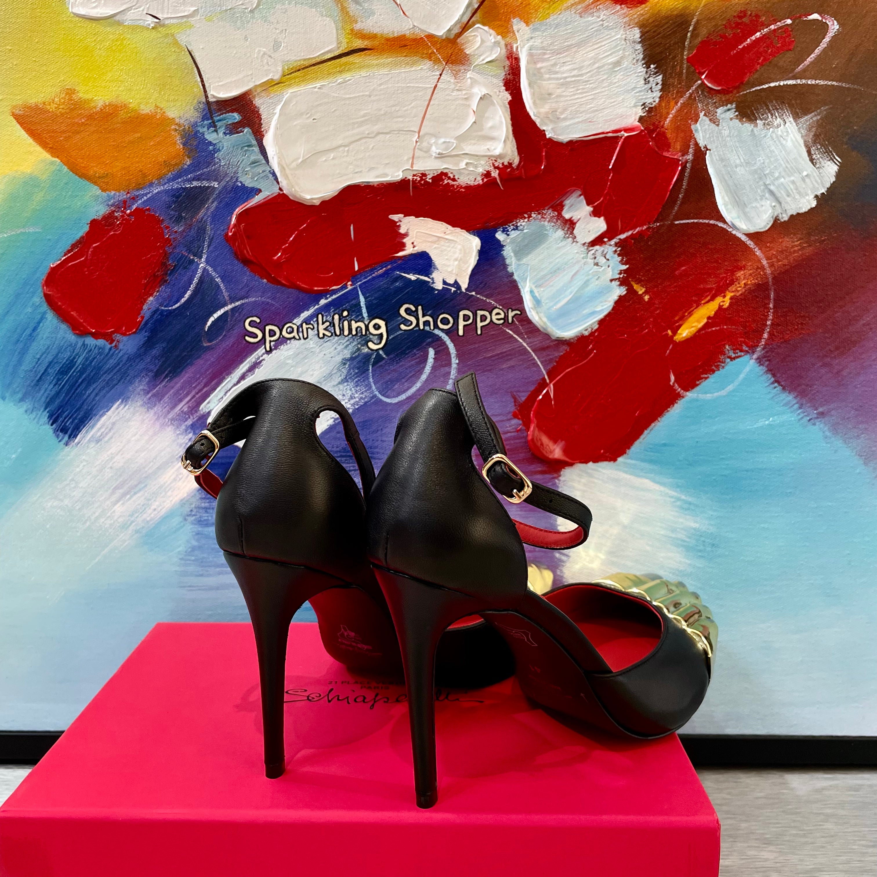 SCHIAPARELLI TROMPE-L'ŒIL TOE SANDALS