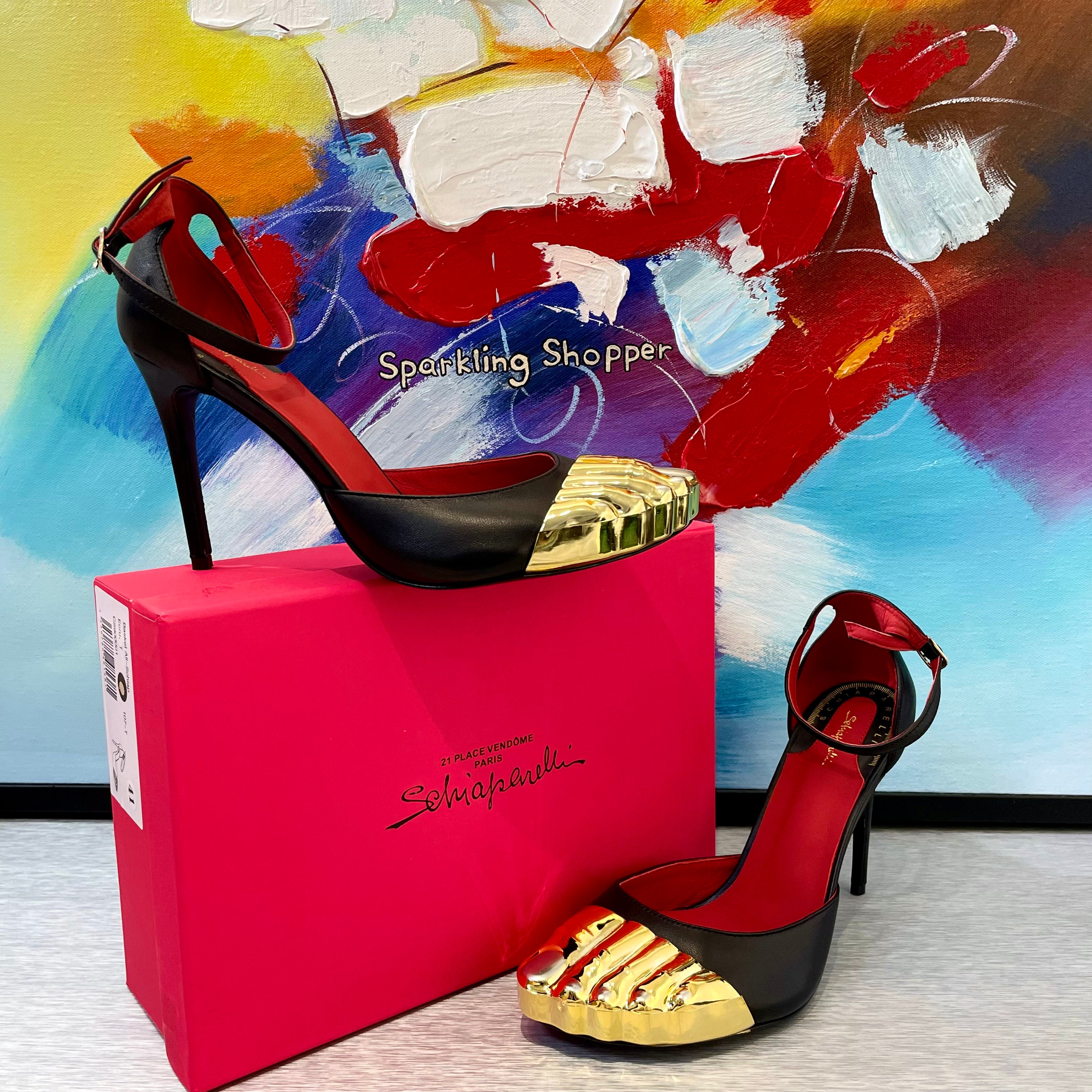 SCHIAPARELLI TROMPE-L'ŒIL TOE SANDALS