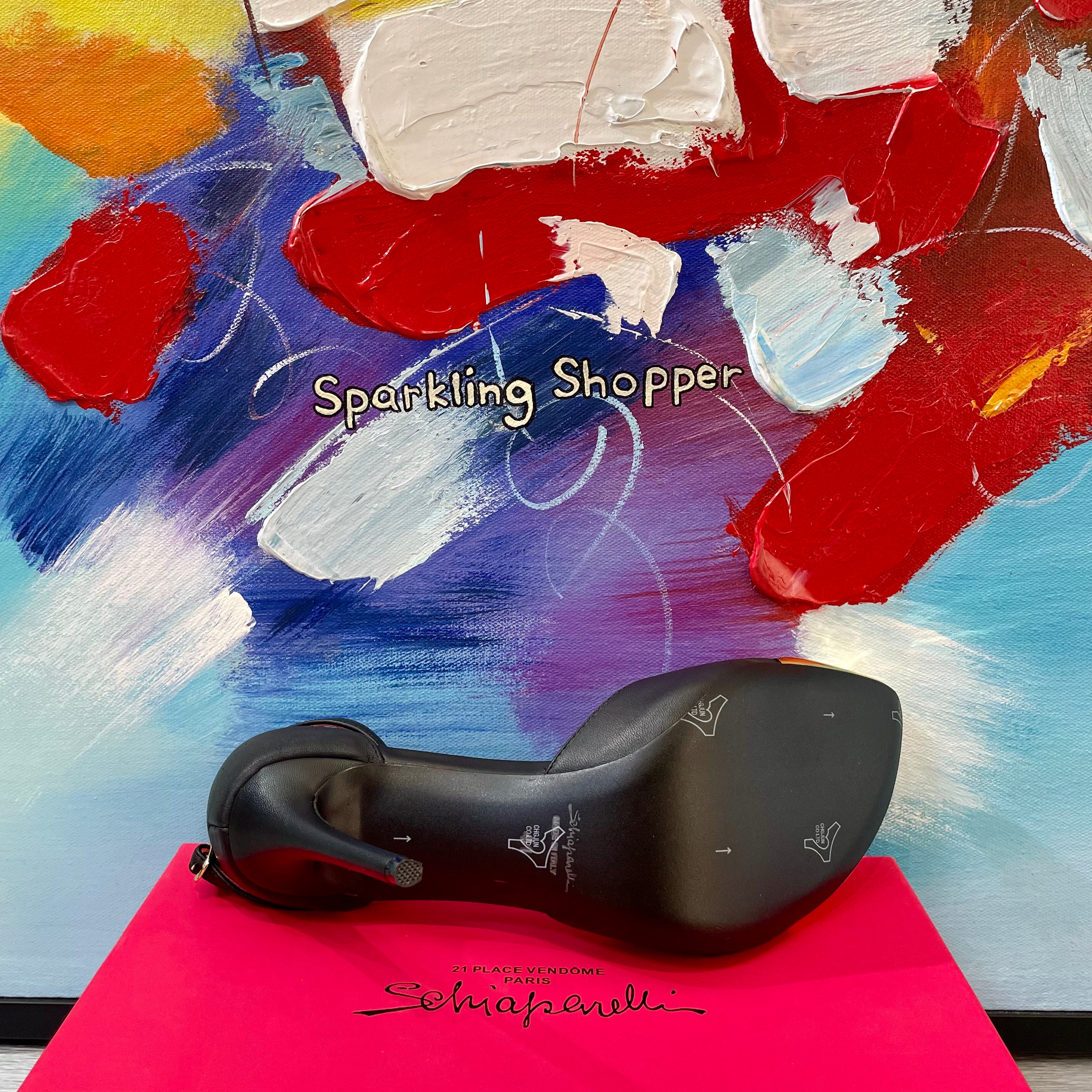 SCHIAPARELLI TROMPE-L'ŒIL TOE SANDALS