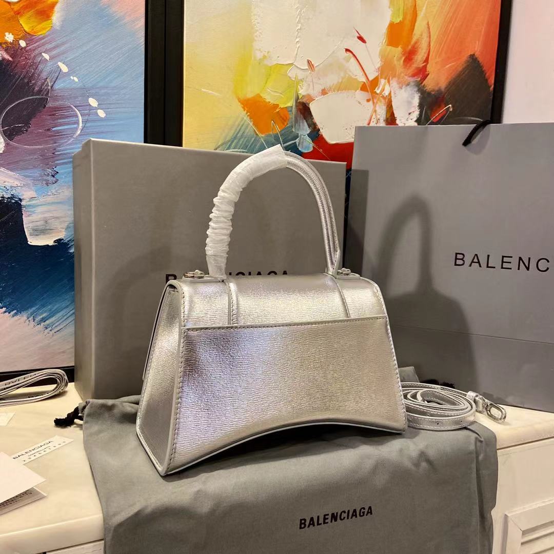 Balenciaga hourglass top handle bag