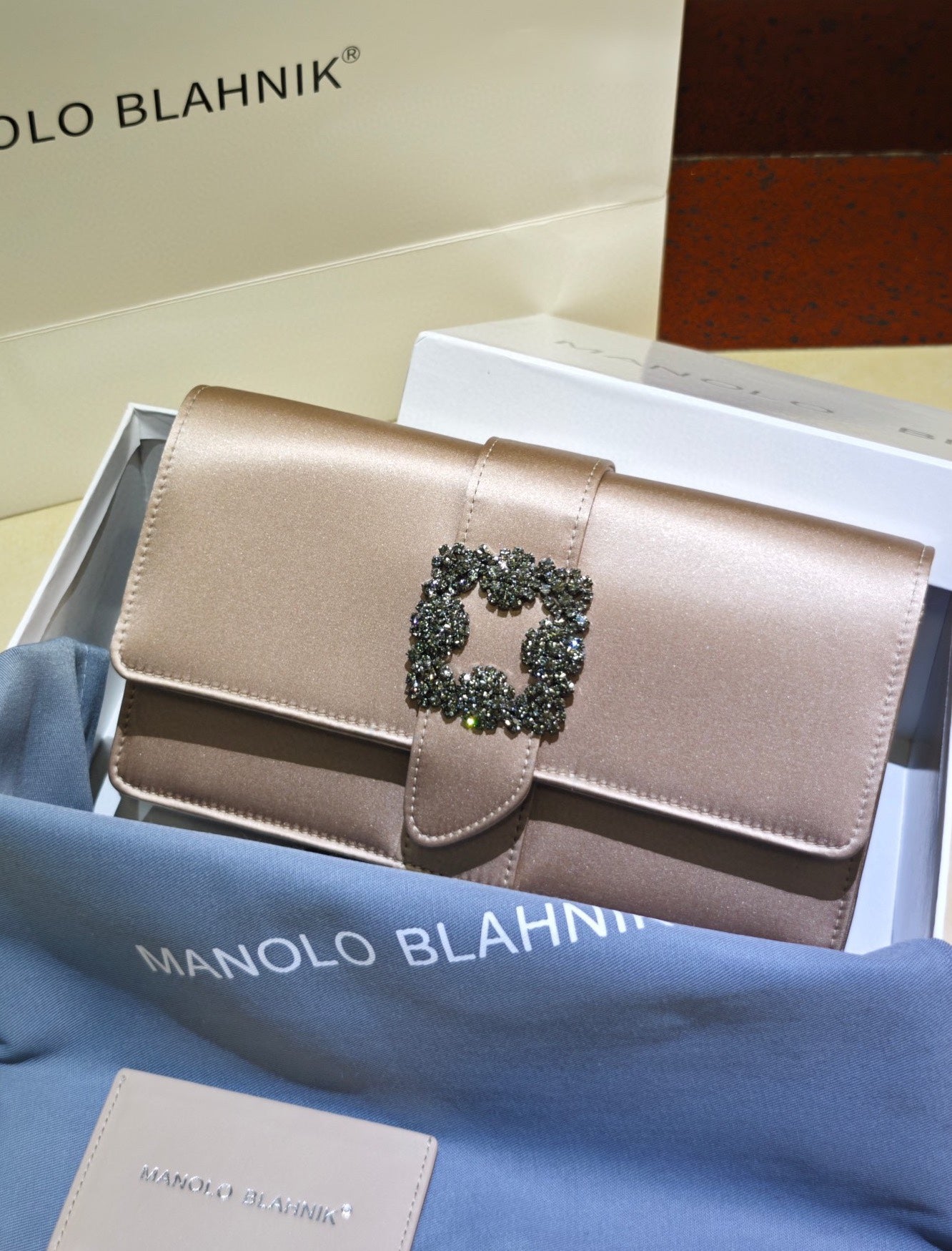 Manolo Blahnik  'Capri' clutch