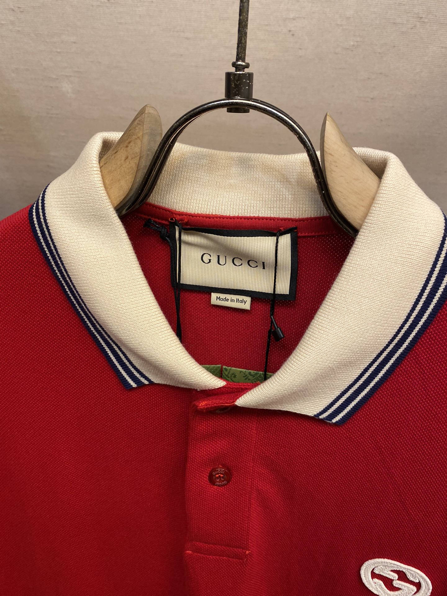 Gucci Cotton polo shirt with Interlocking G