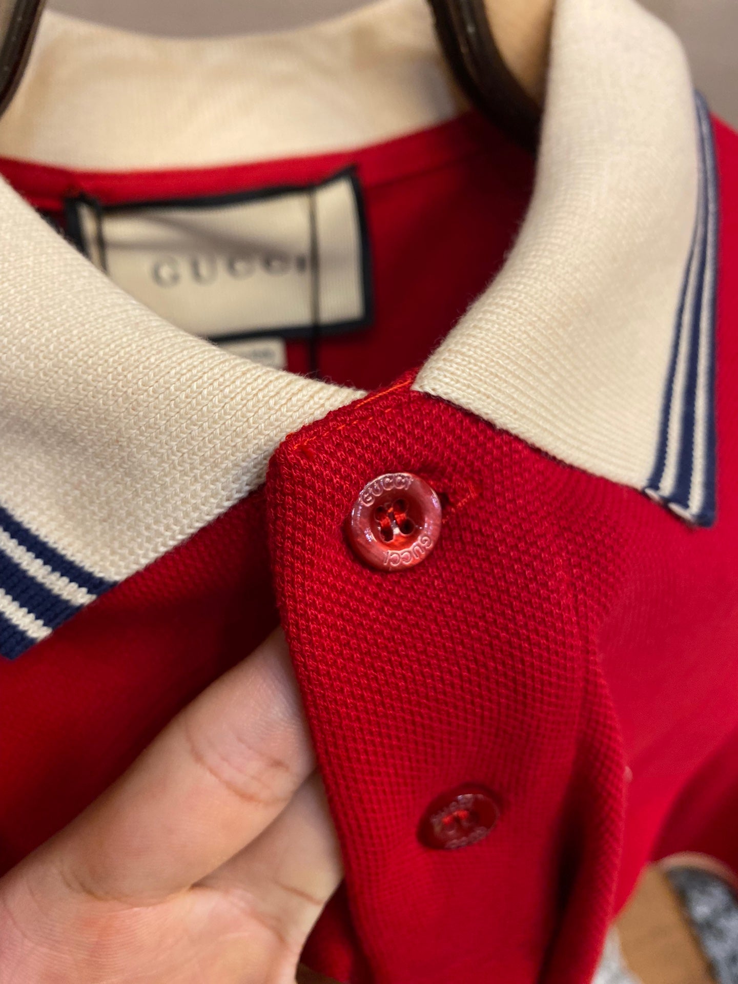 Gucci Cotton polo shirt with Interlocking G