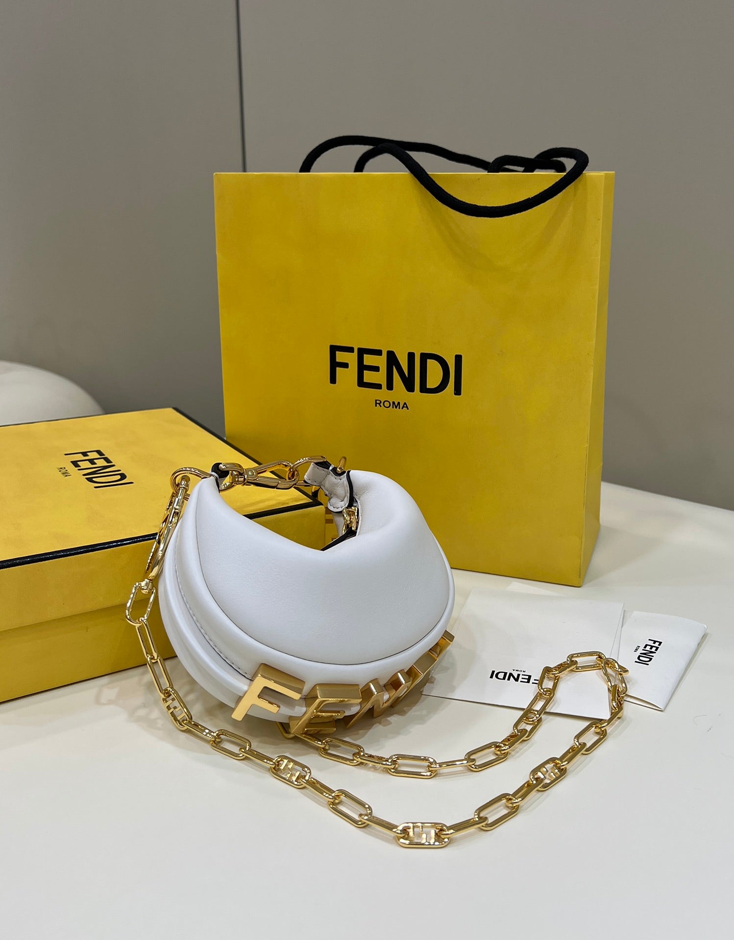 Fendigraphy Mini Leather bag