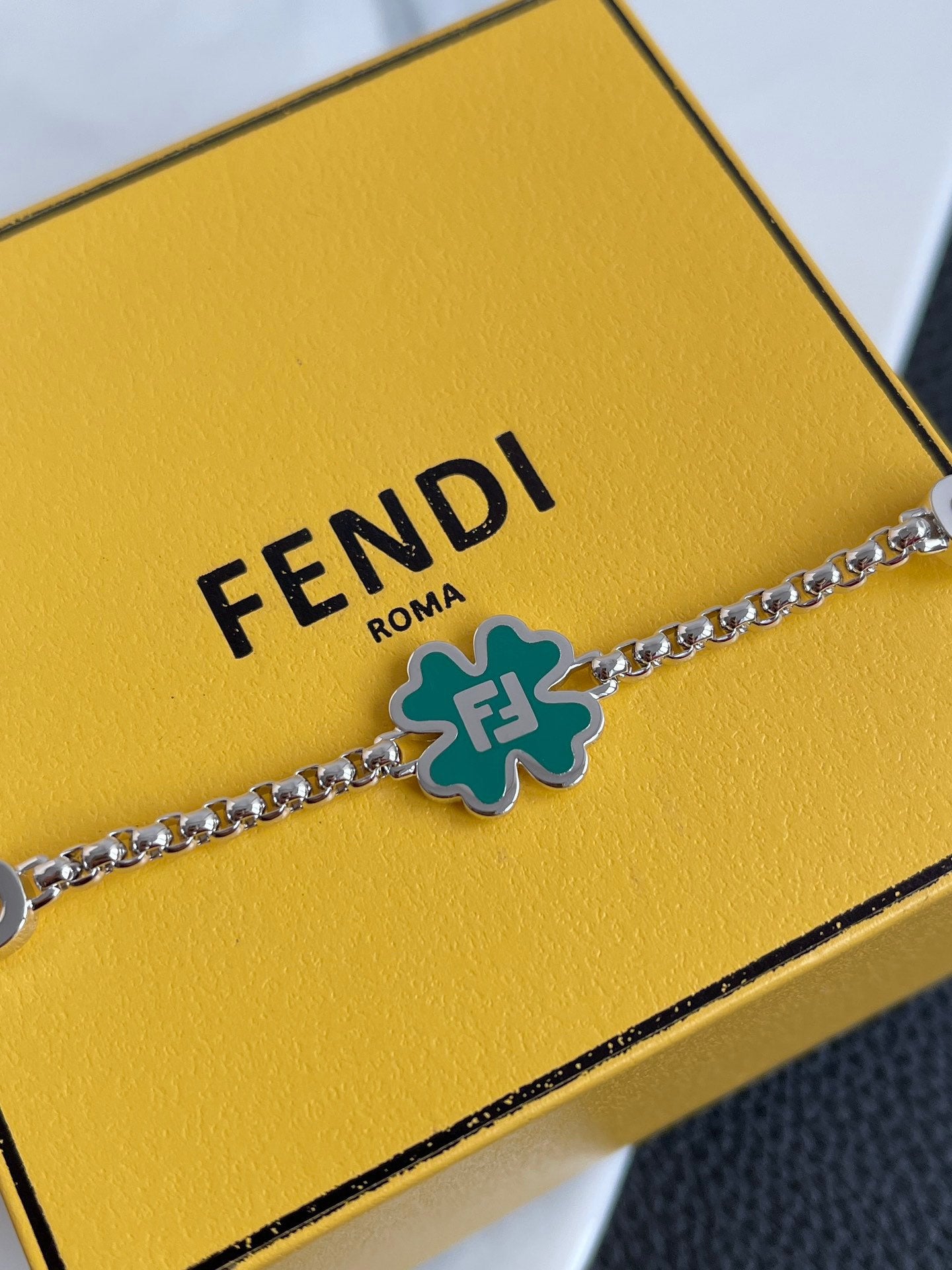 Fendi necklace and earrings set