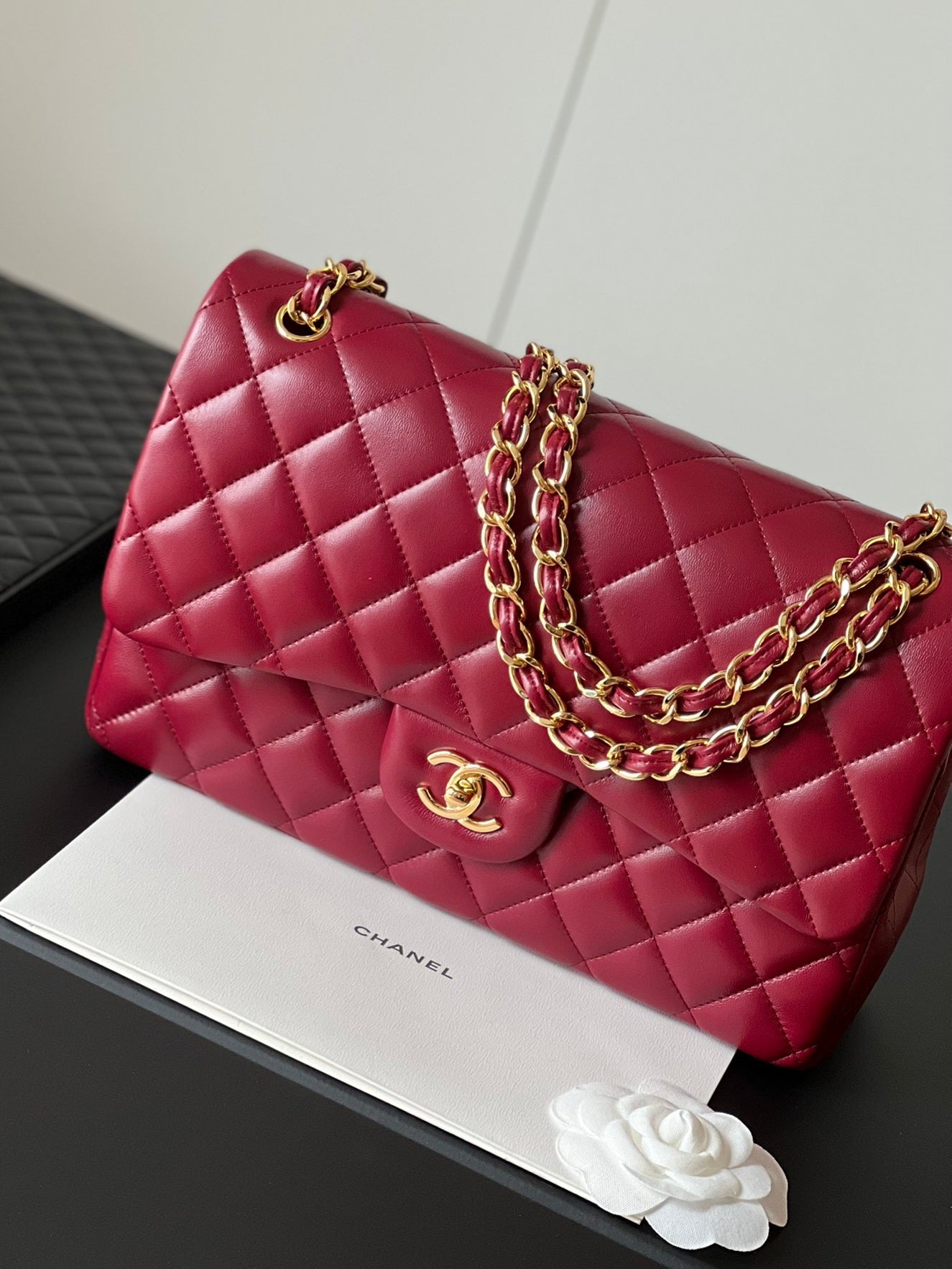 Chanel double flap bag in 30cm