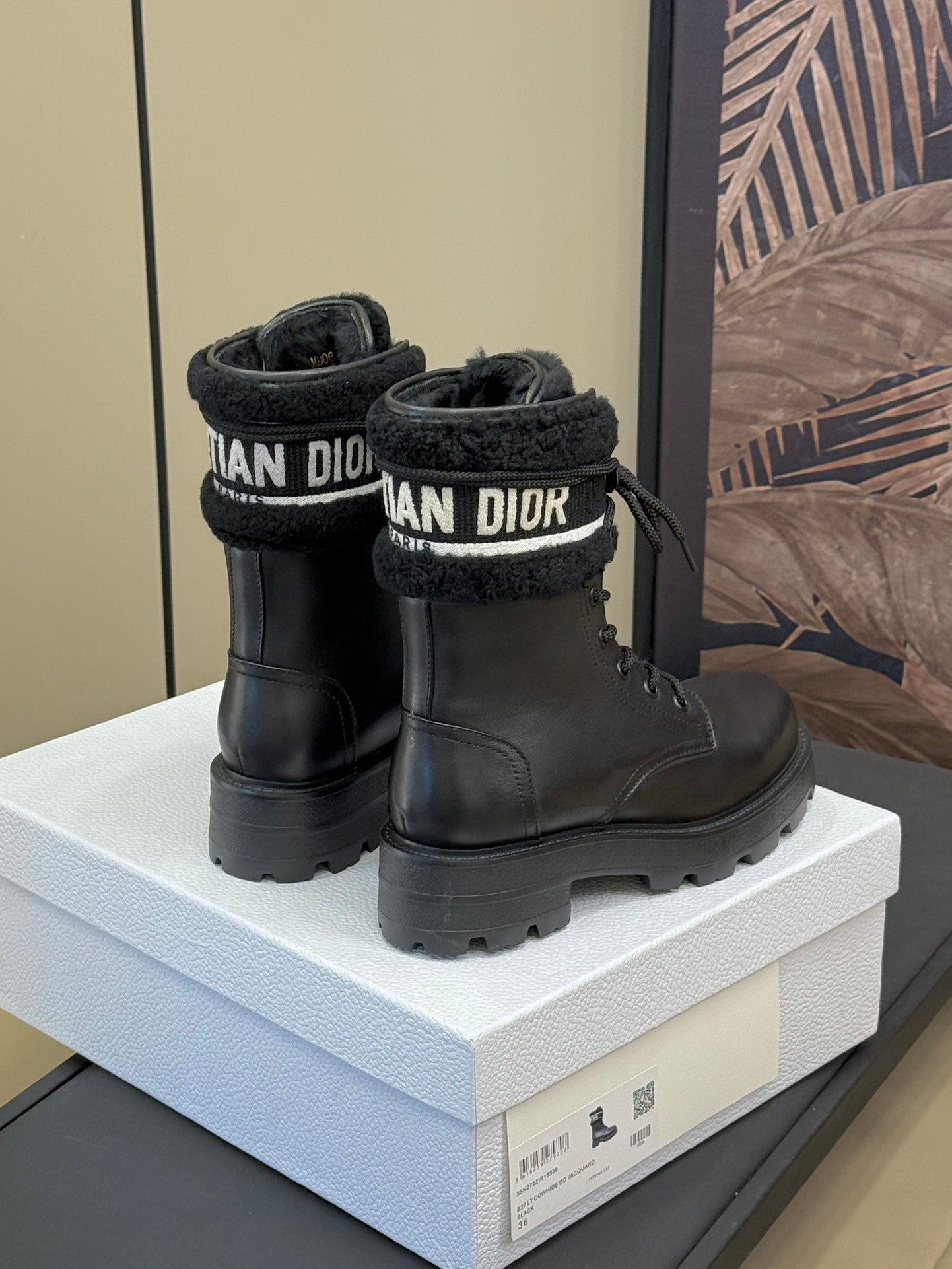 Dior Furry boot