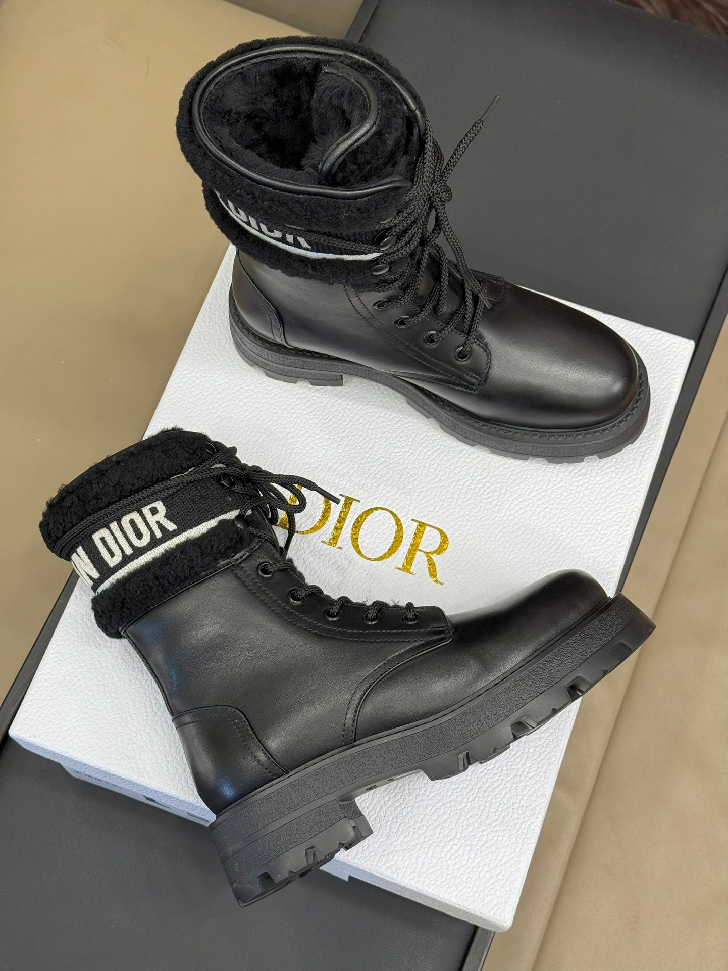 Dior Furry boot