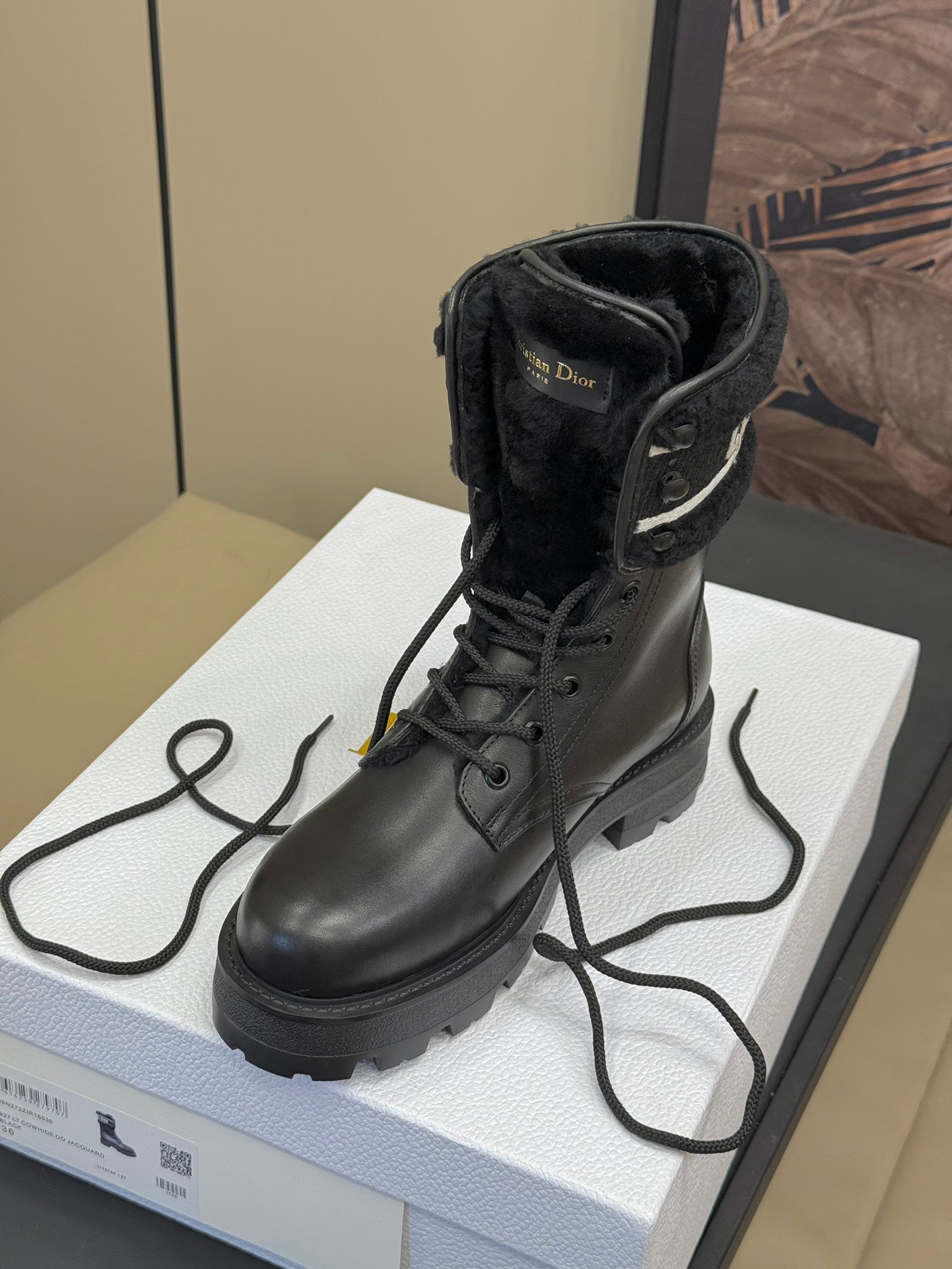 Dior Furry boot