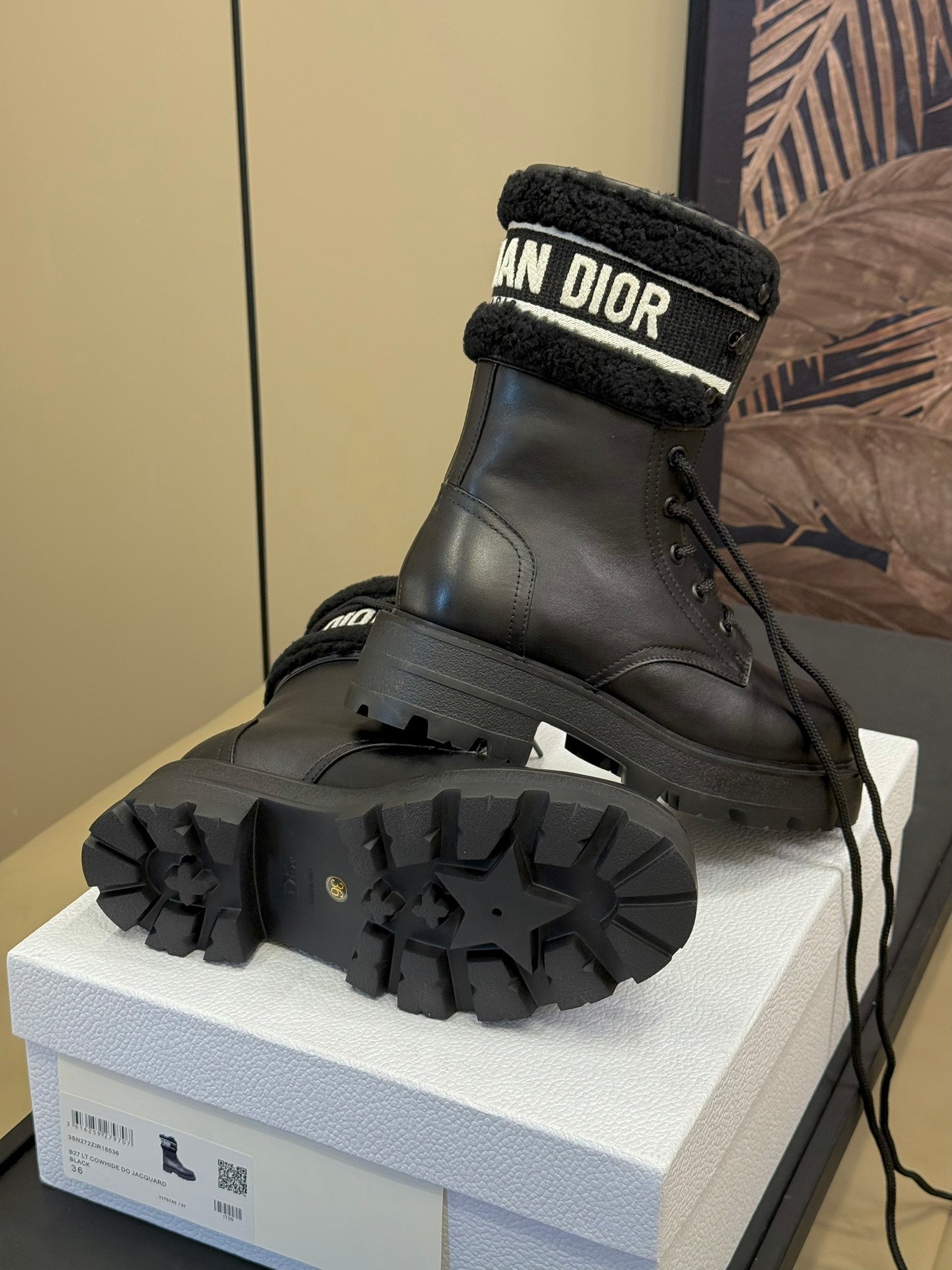 Dior Furry boot