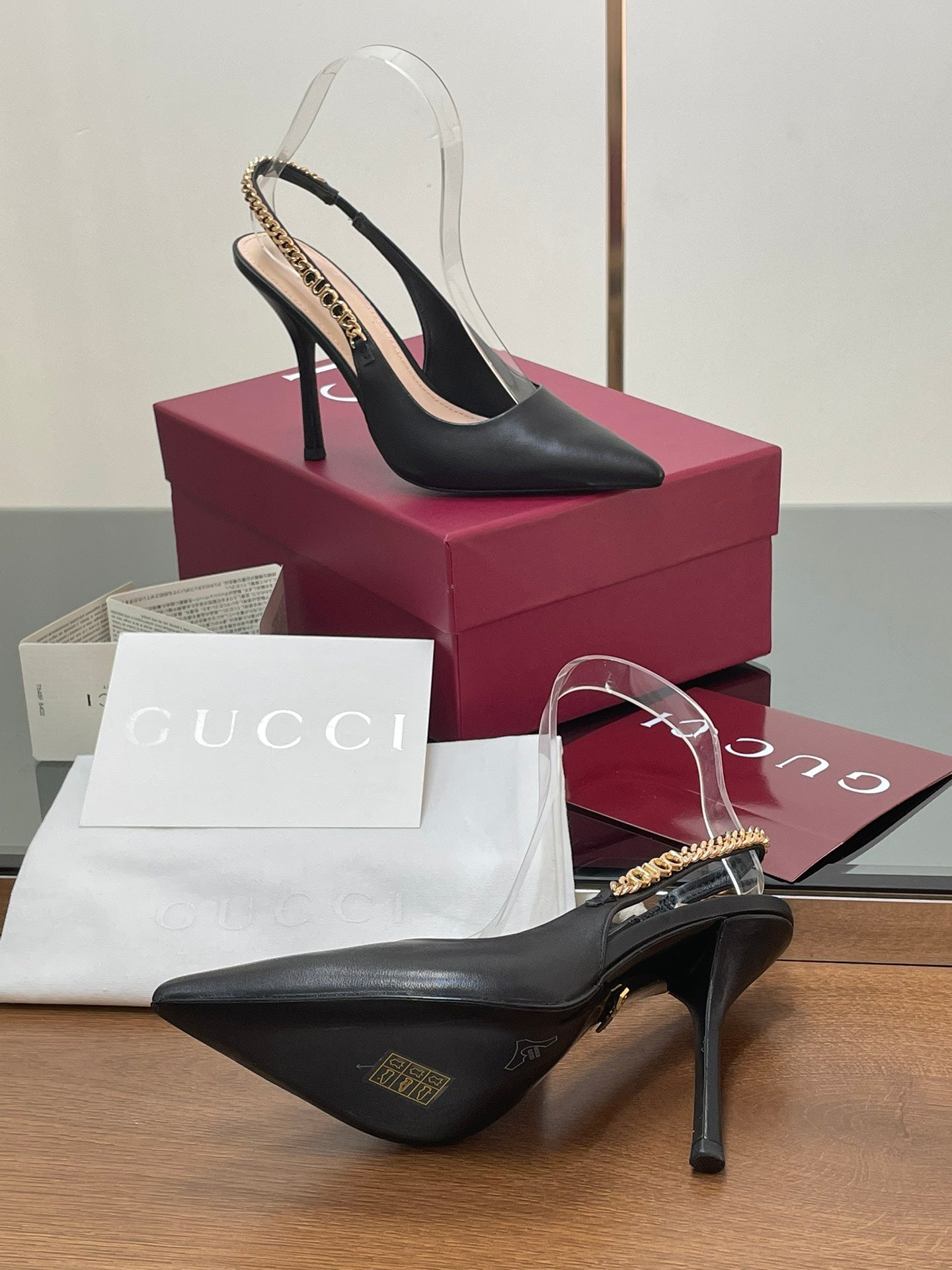 Gucci Signoria pumps with heel strap