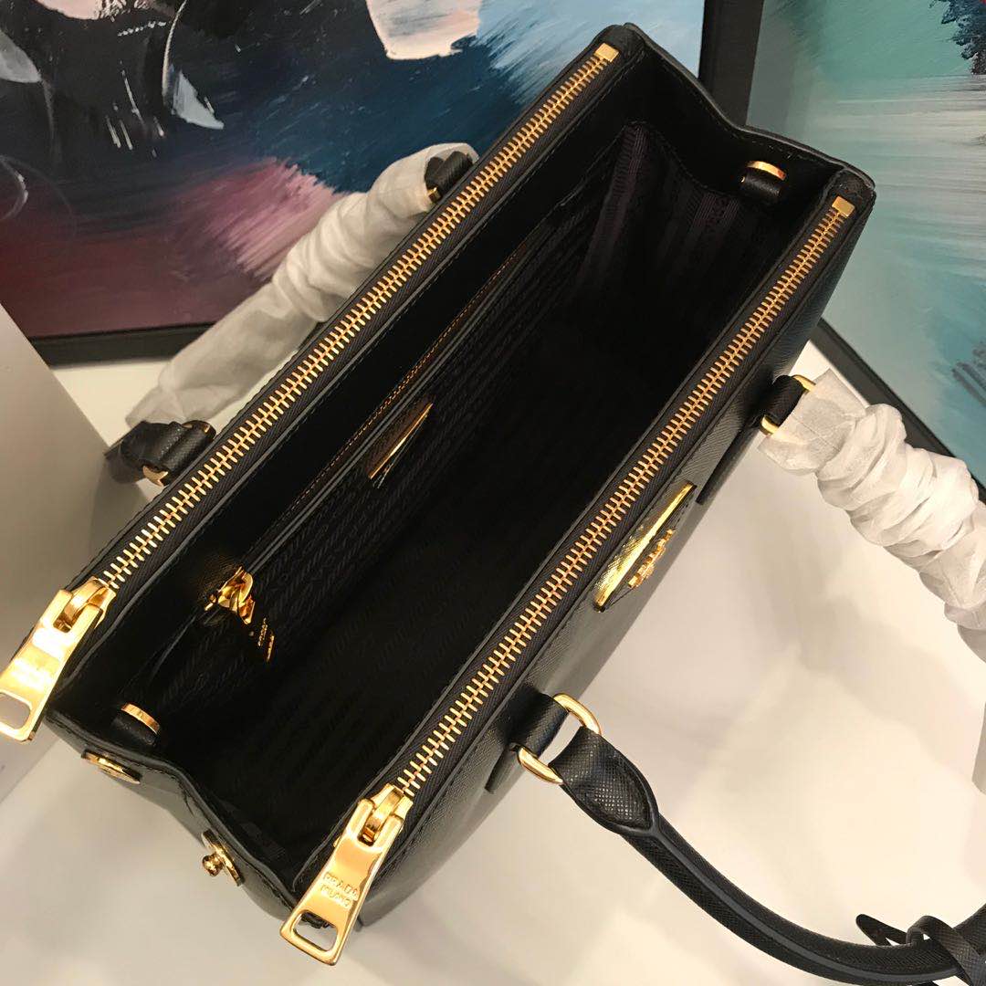 Medium Saffiano Leather Prada Galleria Bag