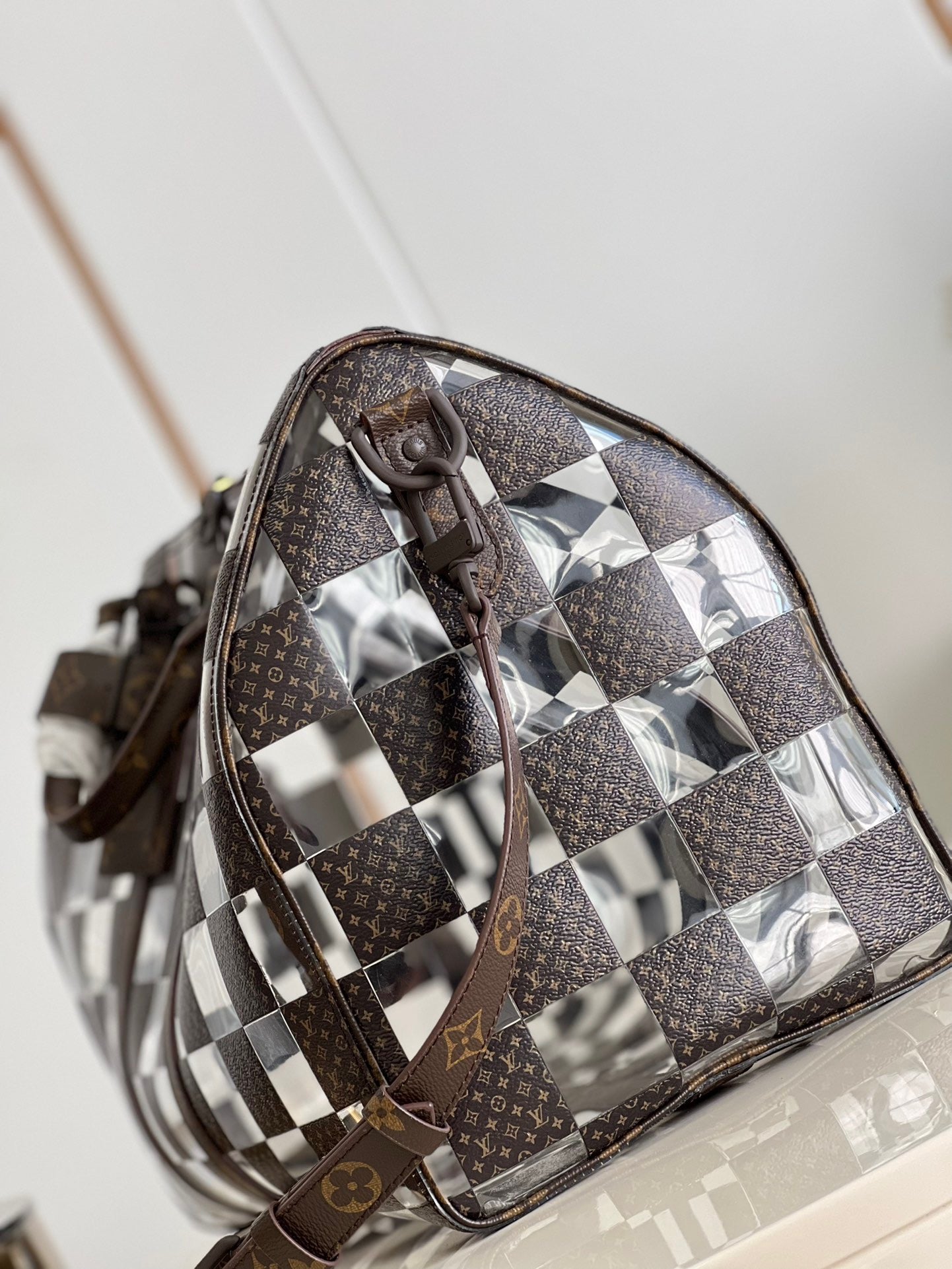 LV keepall monogram chess 50cm