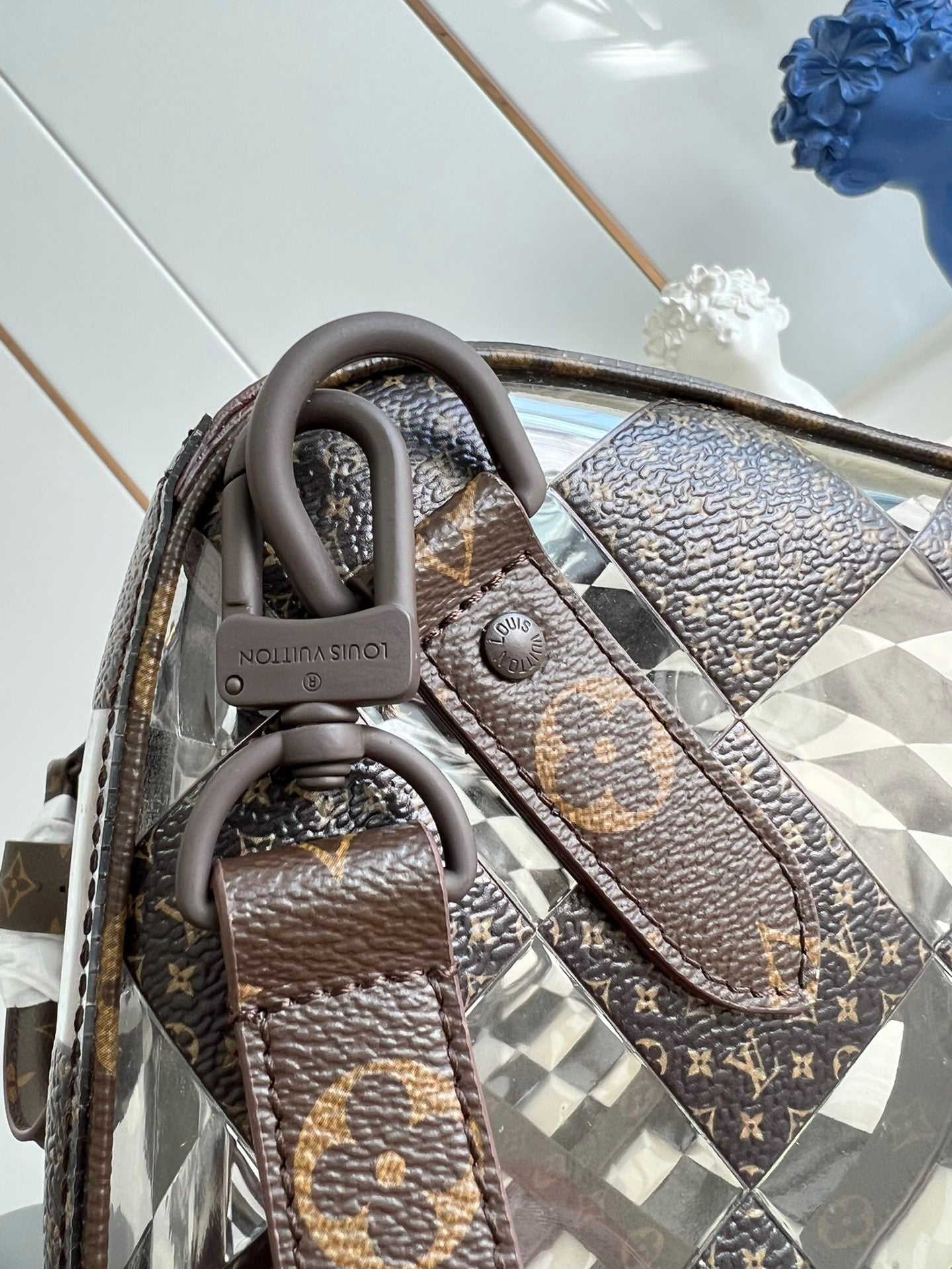 LV keepall monogram chess 50cm