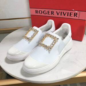 White Roger Vivier Sneakers