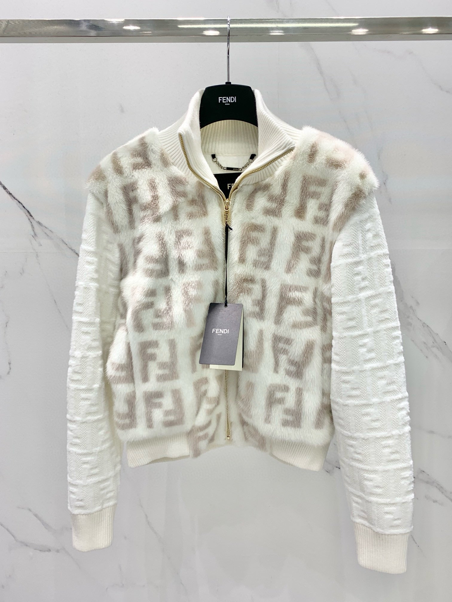 Fendi Bomber jacket
White mink bomber