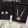 Chanel necklace and earring (sold as set)