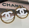 Chanel CC logo earings