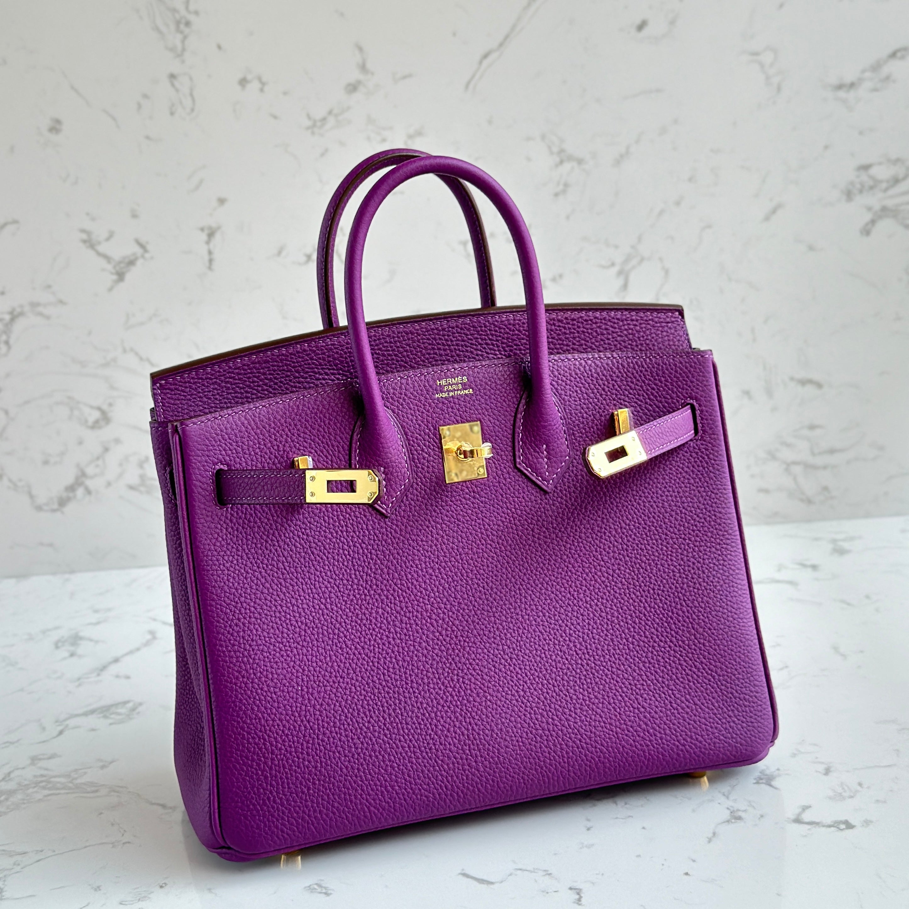 Hermes Birkin Anemone GHW