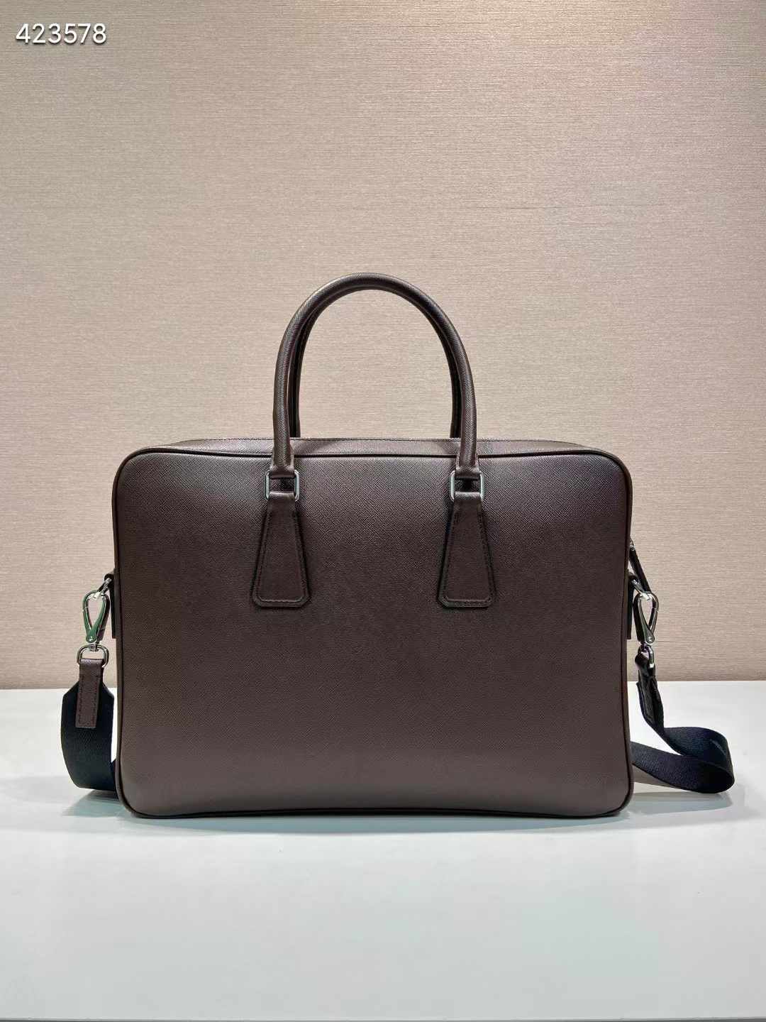 Prada Saffiano leather briefcase