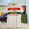 Gucci 'Music is Mine Gucci Seats Reclined' print T-shirt