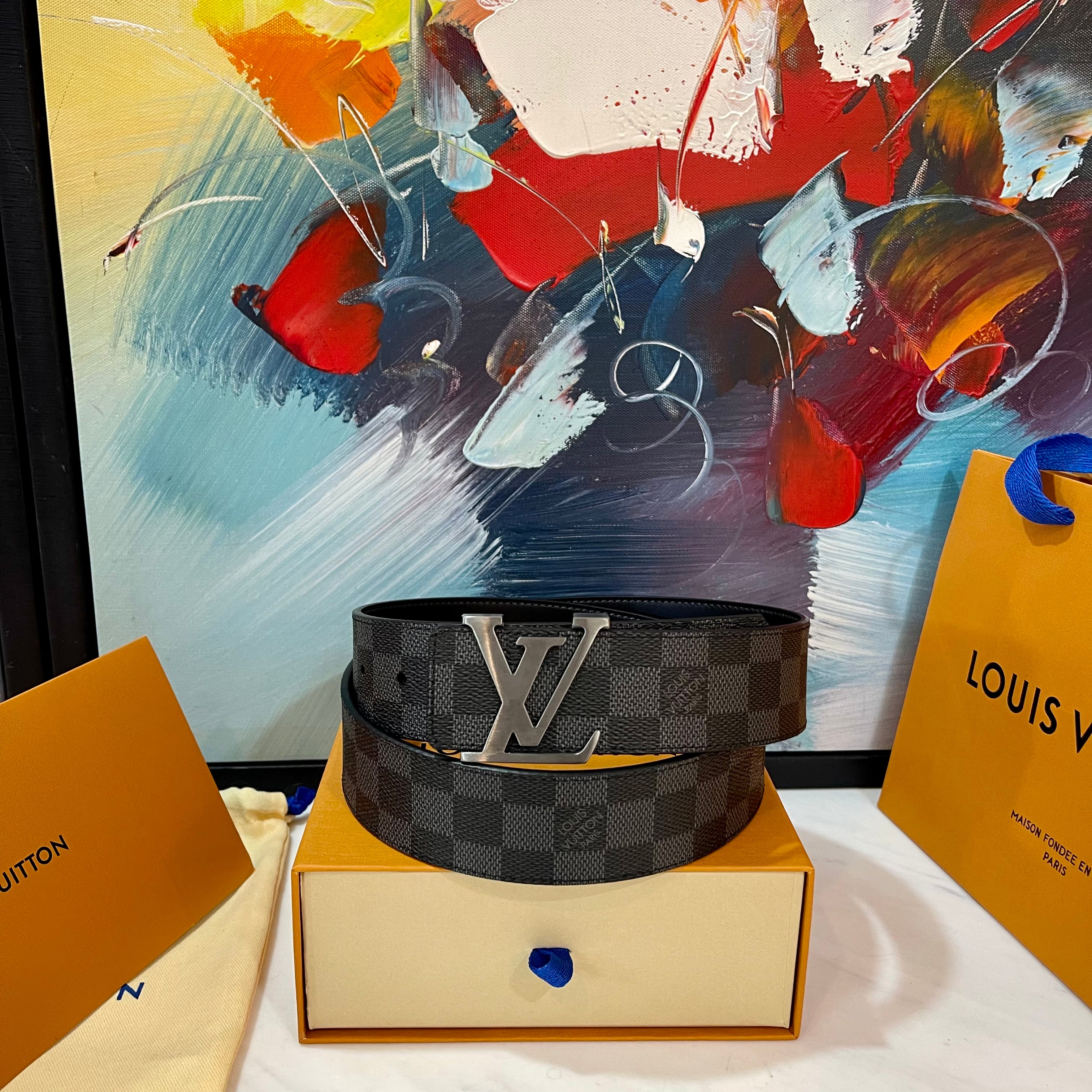 Louis Vuitton Damier belt