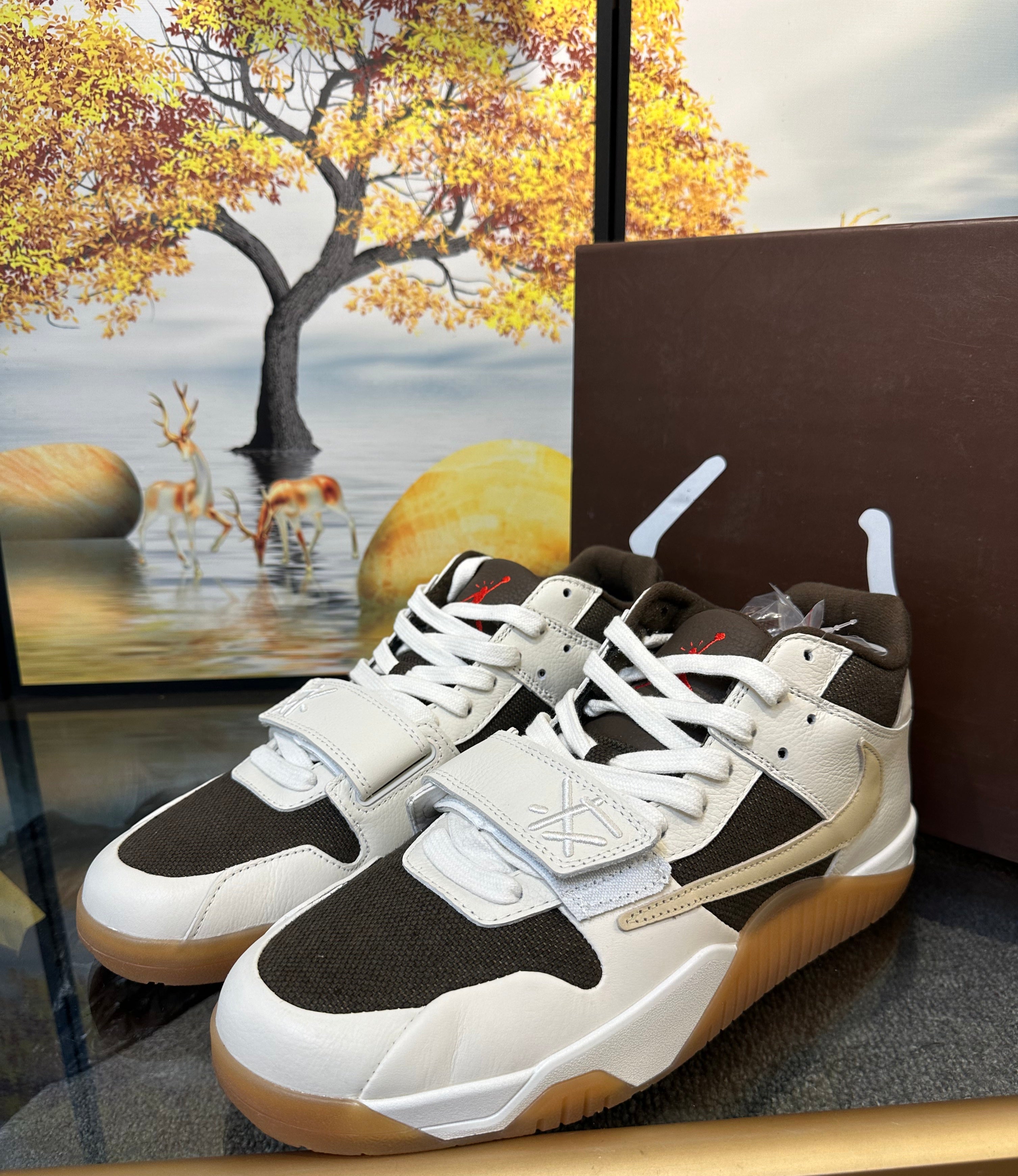 Travis Scott x Jordan Jumpman Jack ‘Sail’ sneakers