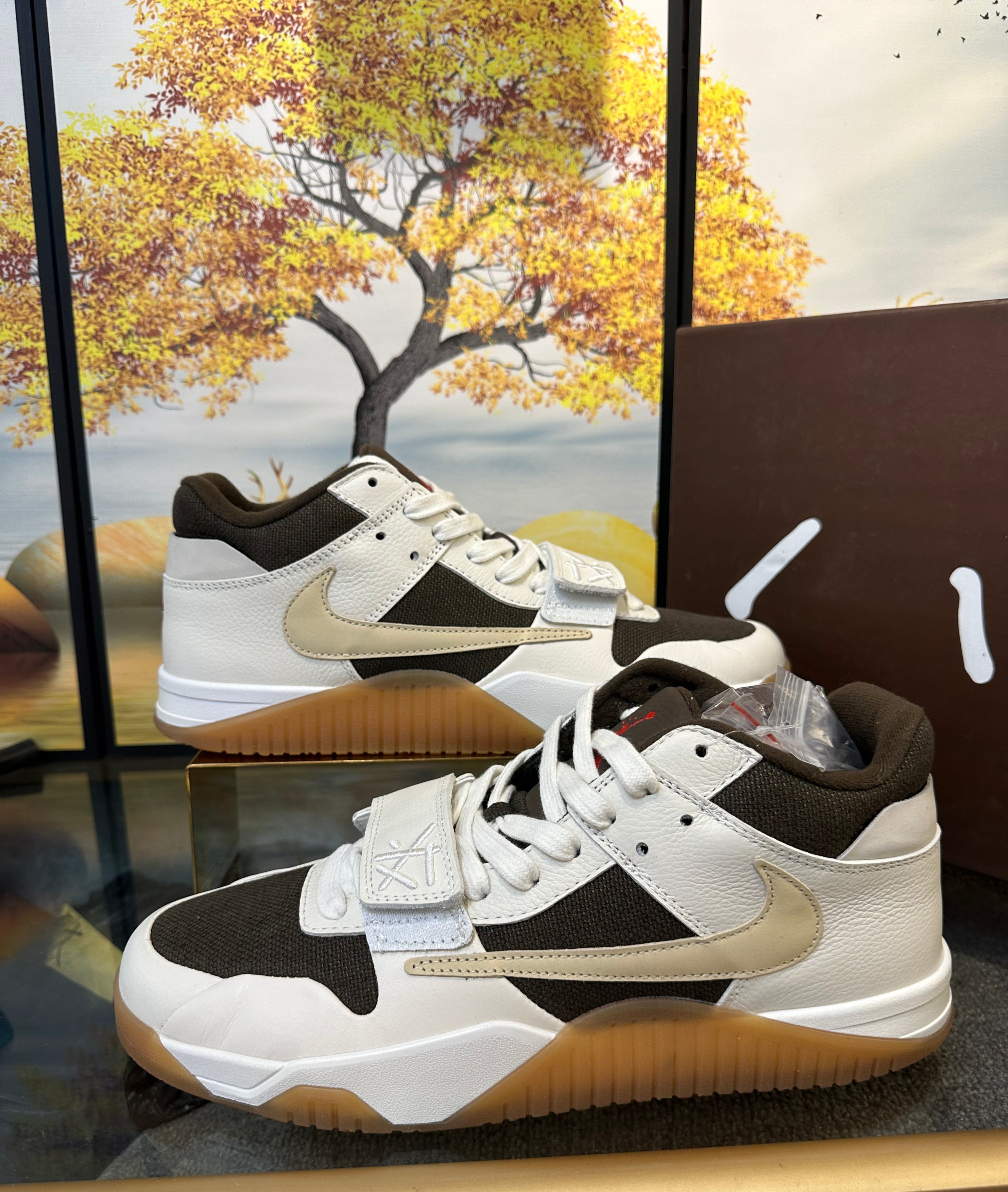 Travis Scott x Jordan Jumpman Jack ‘Sail’ sneakers