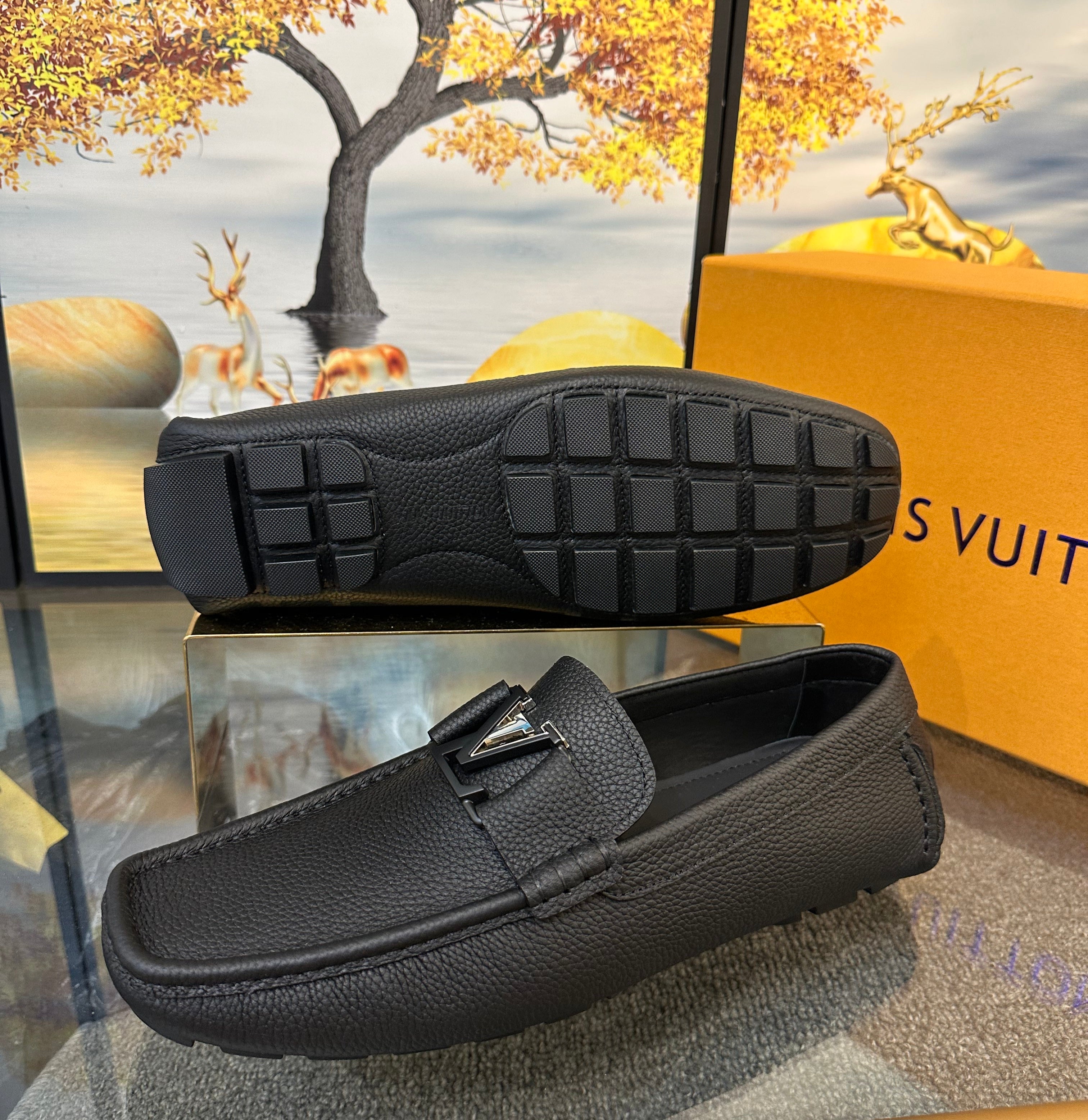 LV Monte Carlo Moccasin shoes.