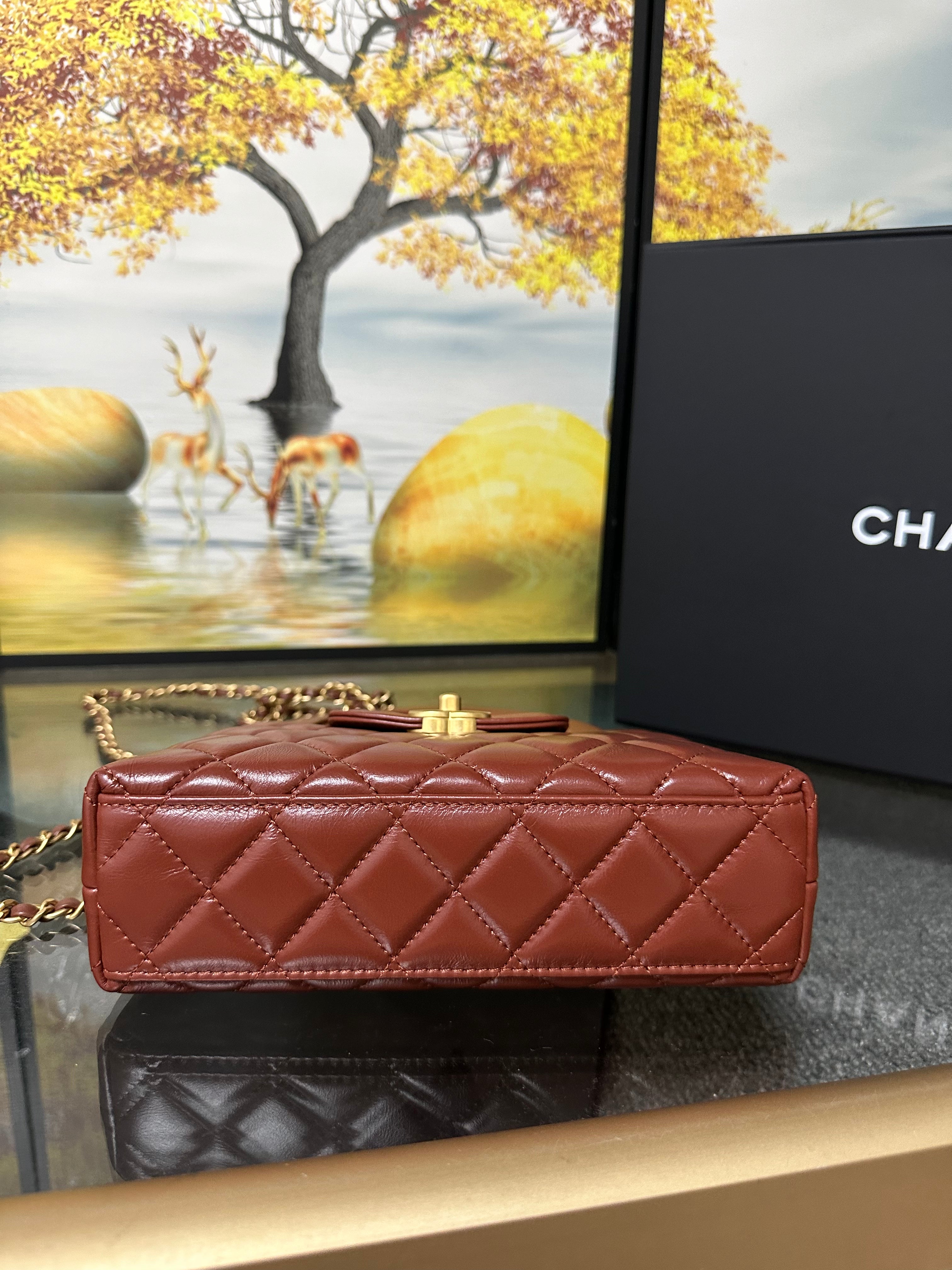 CHANEL Kelly Small Lambskin GHW