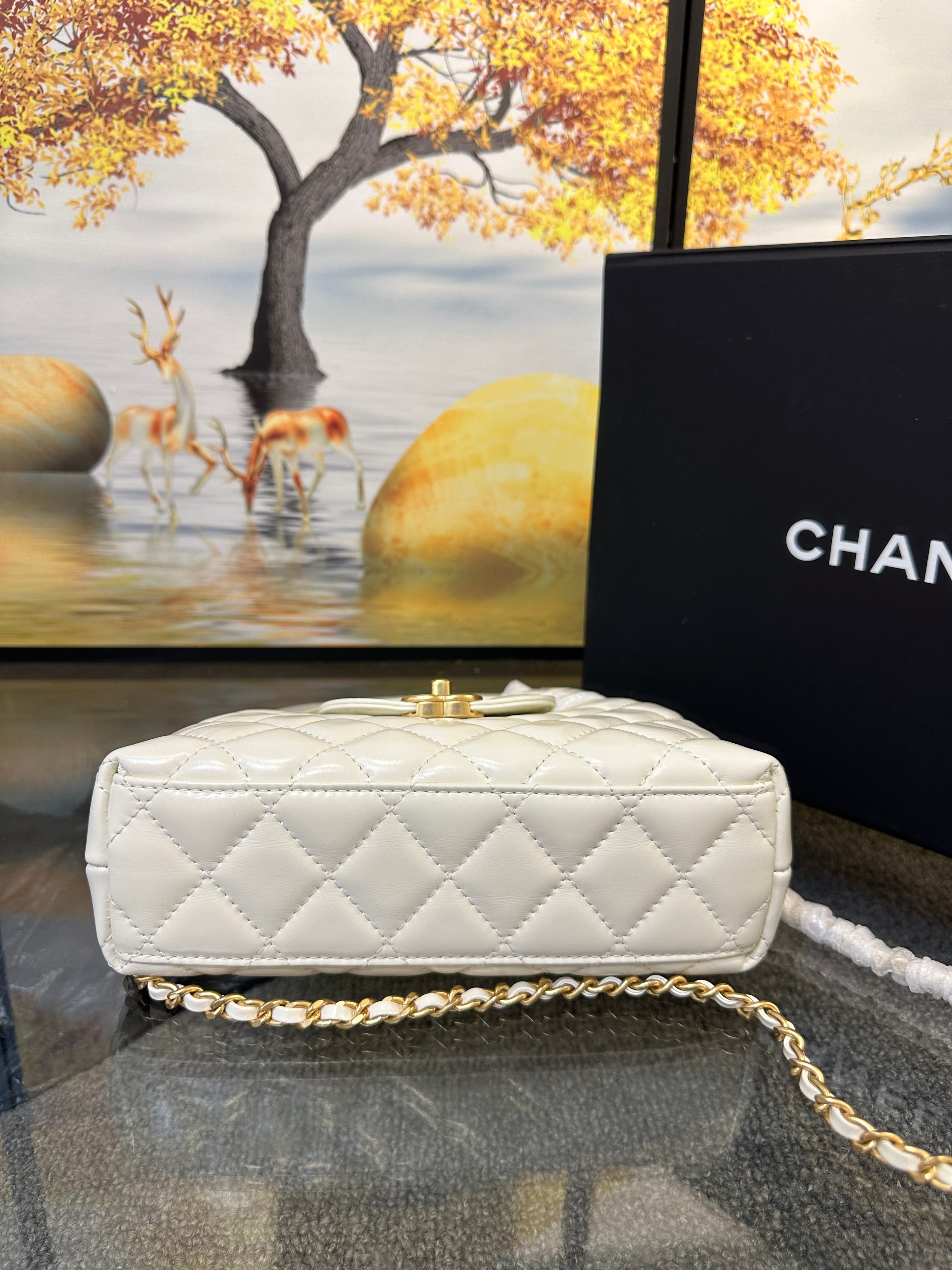 CHANEL Kelly Small Lambskin GHW