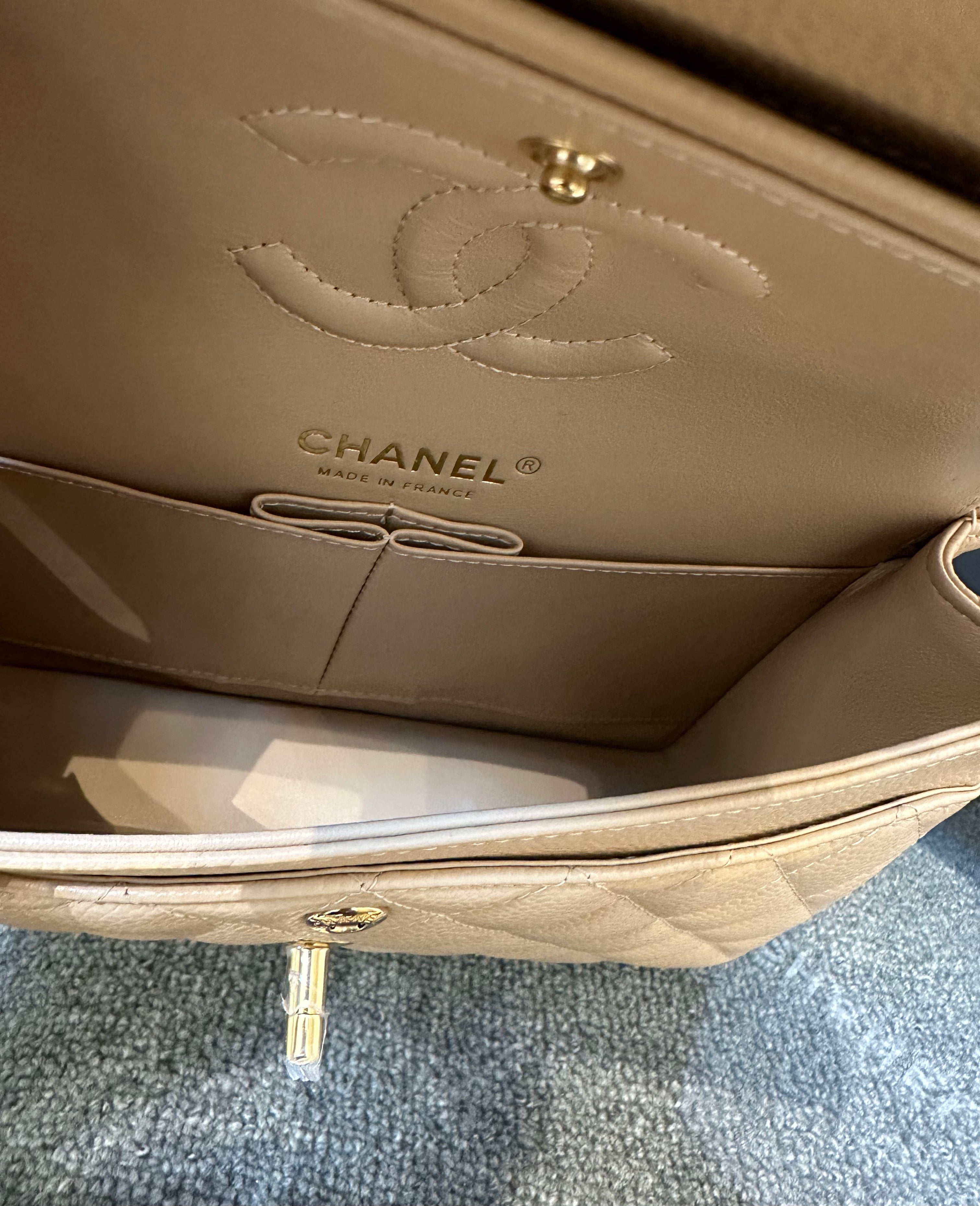 Chanel double flap bag